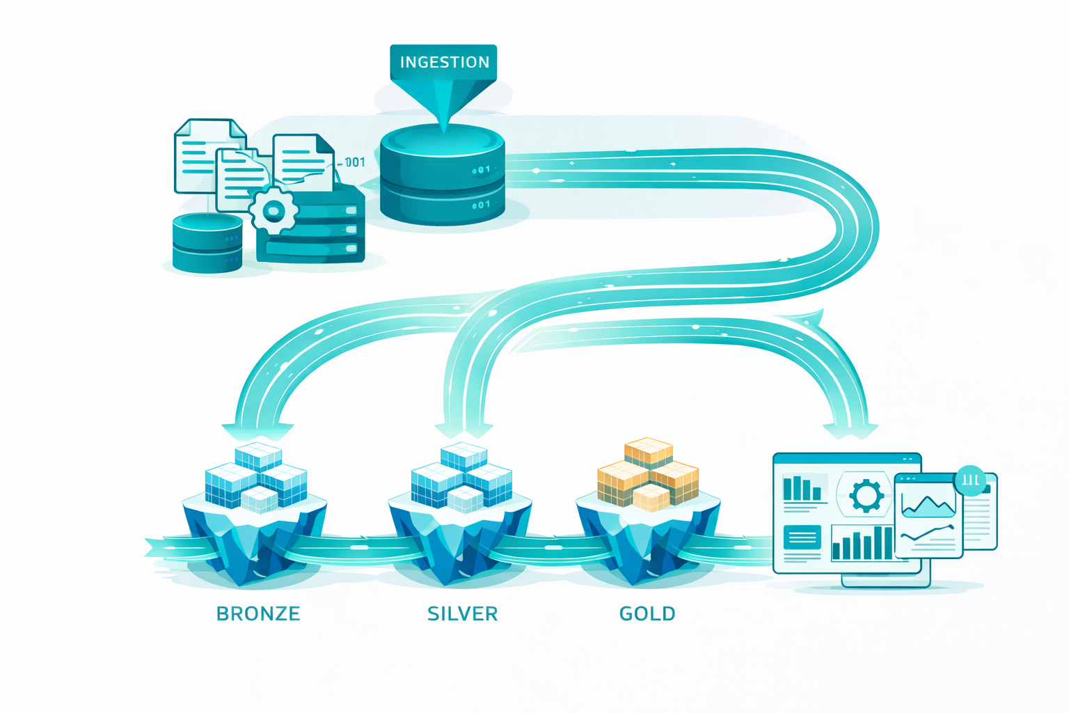 How the modern open data stack fits together